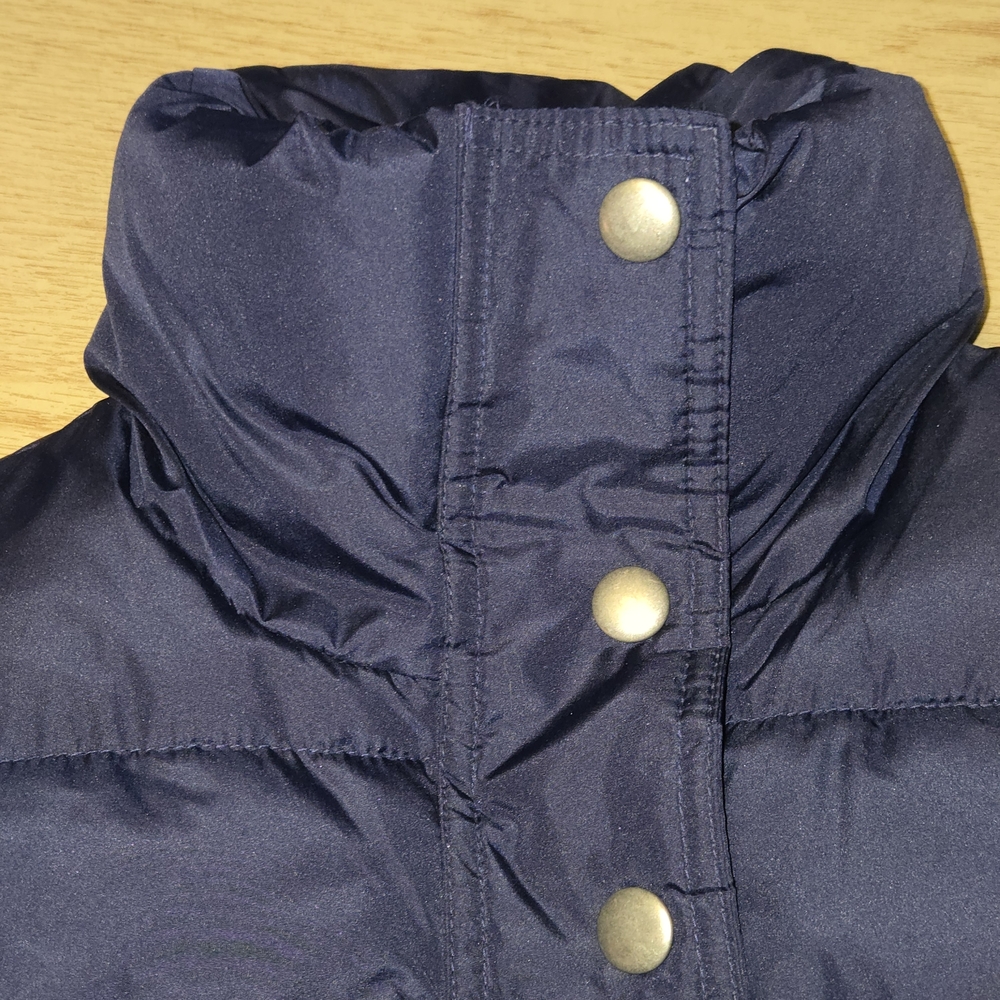 Old Navy Midnight Blue High-neck Quilted Vest Women's Medium - Picture 3 of 10